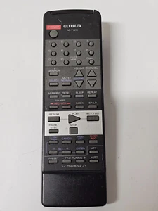 GENUINE ORIGINAL AIWA TV/VCR COMBI REMOTE CONTROL RC-T1410 for VXT1400 VXT1410 - Picture 1 of 12