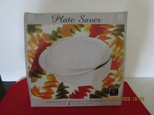 Whitmor Zippered Plate Saver, Quilted Protective Cover Holds Four 10" Plates NEW - Picture 1 of 4
