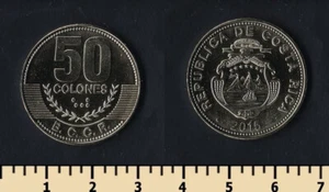 Costa Rica 50 colones 2015 - Picture 1 of 1
