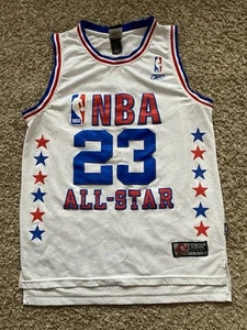Vintage Authentic Reebok Michael Jordan #23 NBA All Star Jersey Men Size MEDIUM - Picture 1 of 12