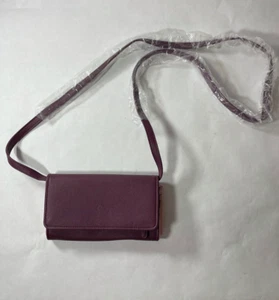 Firma Bandolera Cartera Organizador con Cupón Recibo Divisores de Efectivo-Nuevo - Imagen 1 de 9