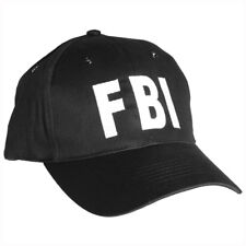Fbi Black Baseball Cap Tactical Hat Special Agent Police Security Army USA