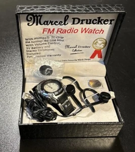MARCEL DRUCKER FM Radio Watch IC Chip - Radio Works, Watch Doesn’t - Picture 1 of 9