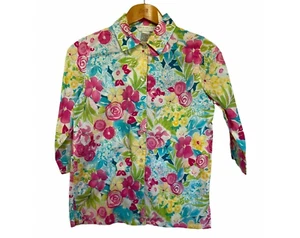 #3544 NAPA VALLEY womens floral top size P - Picture 1 of 8