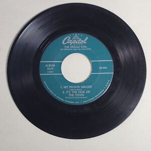 Ray Anthony 45 RPM Vinyl The Dream Girl/Bewitched | My Private Melody