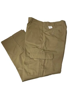 Red Kap men's Khaki uniform style cargo work pants size 36x30 - Picture 1 of 5