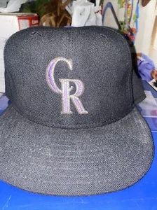 Sombrero Ajustado Vintage Colorado Rockies New Era Modelo Pro Talla 73/8  - Imagen 1 de 5