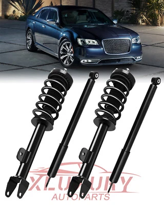 Puntal de amortiguador completo de 4 piezas con conjunto de resorte helicoidal para Chrysler 300 2011-2017 Foto 1 de 4