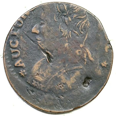 Moneda de cobre colonial Connecticut 1788 12,1-E R-5  Foto 1 de 2