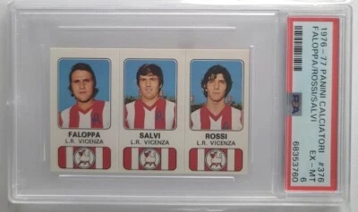 1976-77 Panini Calciatori Faloppa Salvi Paolo Rossi #376 PSA 6 Foto 1 de 2