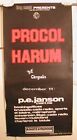 Procol Harum  35x68cm Affiche Originale Concert