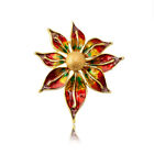  Mehrfarbige Blumenbroschen Brosche Pin Brustnadel Schmuck Zubehör Geschenk für