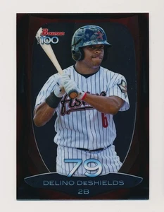 DELINO DESHIELDS ⚾ 2013 Bowman Chrome Top 100 Prospects Insert #BTP-79 Astros - Bild 1 von 1