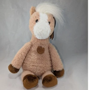 Breyer Clover Cuddle Buddies Plüsch Pferd Spielzeug weiße Mähne braune Hufe - Bild 1 von 9