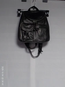 "Gebraucht" Tignanello Echtleder Rucksack Handtasche grau metallic adj. Riemen - Bild 1 von 11