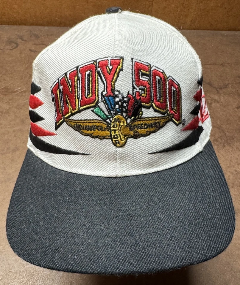 Vintage Indy 500 Hat Cap Logo Athletic Diamond Cut Indianapolis Motor Speedway - Image 1 of 4