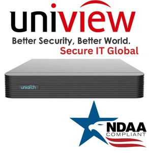 UNV 8MP HD NDAA-Compliant 8-Ch PoE IP Network Uniview Security NVR Uniarch - Picture 1 of 3