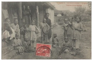 V7730/ Cochinchine Saigon Indo-Chine Vietnam Kinder musizieren ca.1910 - Picture 1 of 2