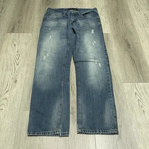 Jeans Vintage Y2K Nero Uomo Taglia 30x30 Relaxed Fit Denim Grunge Skate - Foto 1 di 10