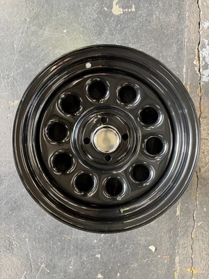 8x15 PEPPERPOT GLOSS BLACK 4X100 - Image 1 of 2