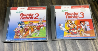 Deluxe! Reader Rabbit 2 & 3 Windows and Mac 1997 PC CD-ROM The Learning Company - Image 1 of 4