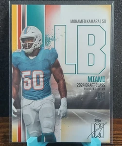 2024 Topps Signature Class - Rookies Mohamed Kamara #147 (RC) Yellow Miami - Picture 1 of 2