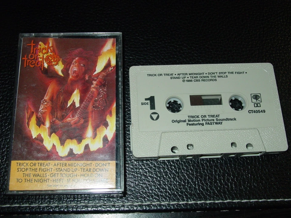 Trick or Treat Soundtrack featuring Fastway Cassette CBS Records 1986 Used - Image 1 of 1