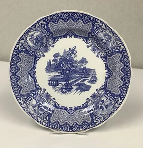Spode Seasons June Blue And White Dinner Plate Blue Room Collection - Picture 1 of 4