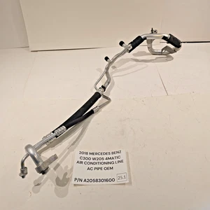 15-21 MERCEDES W205 A/C REFRIGERANT SUCTION HOSE PIPE TUBE LINE A2058301600 OEM - Picture 1 of 13