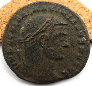 Roman Imperial | Galerius as Augustus | AE Follis | Heraclea | 309-310 | Genius - Picture 1 of 7