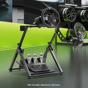 Hottoby Racing Wheel Stand Adjustable Fit Logitech G29 G923 Fanatec CSL-DD CSW V - Picture 1 of 20