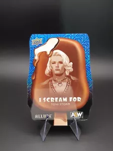 2022 AEW Allure Upper Deck I Scream For Toni Storm SSP Blue Line Parallel /35 - Picture 1 of 2
