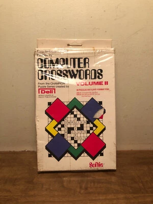 Computer Crosswords Volume II Dell Commodore 64 Computer Game 1984 5.25" Floppy - Image 1 of 4