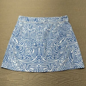 Patagonia Skirt Womens 8 Blue Wrap Around Outdoor Casual Hiking Lightweight - Picture 1 of 10