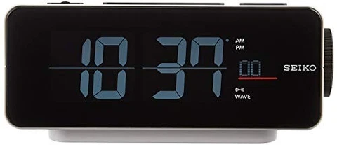 SEIKO Digital Flip Alarm Clock C3 FLIP DL213W White Vintage Style 7.2×16.8×9.6cm Cover