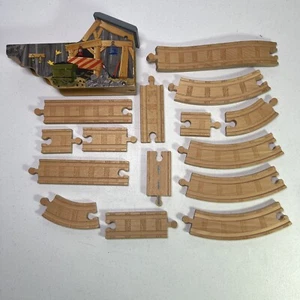 Lot Of Thomas & Friends Wooden Train Track - Straight, Curved & Quarry - Picture 1 of 5