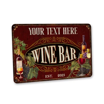 Custom Wine Bar Sign Wine Bar Decor Cellar Gift For Her She Shed 108122002193 - Image 1 of 4
