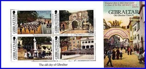 GIBRALTAR 2012 OLD VIEWS S/s (block) SC#1346 MNH POSTFRISCH NEUF unmounted £2.02 - Picture 1 of 1