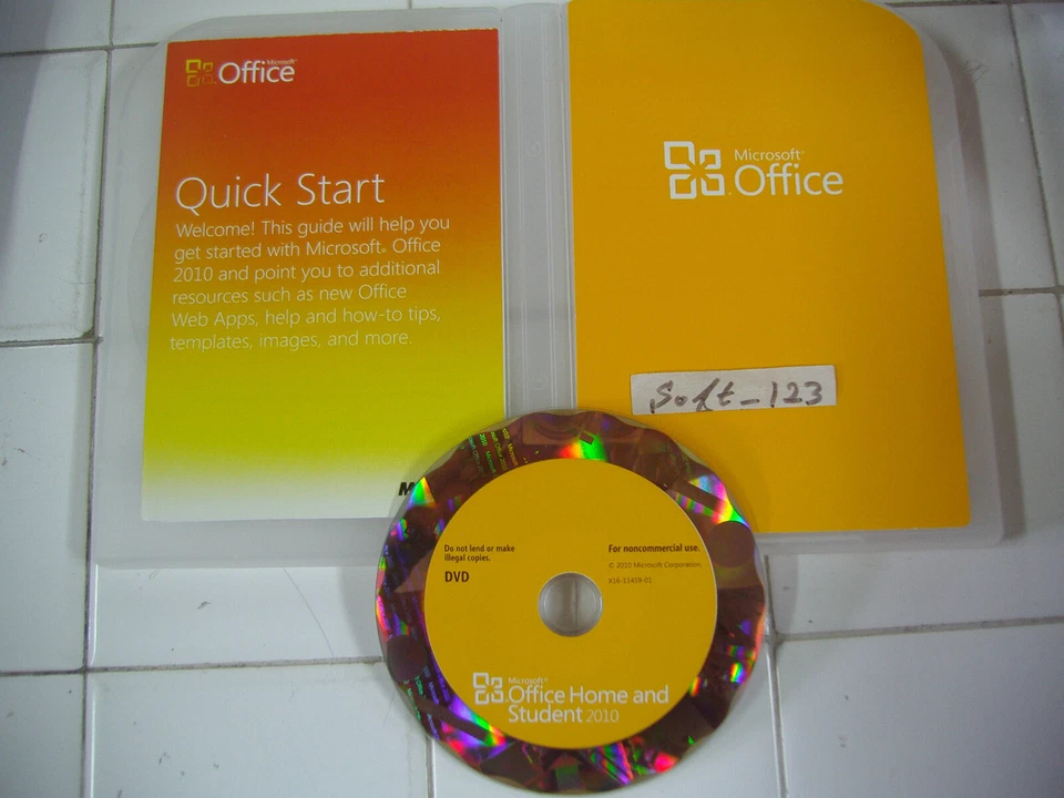 MS Microsoft Office 2010 Home and Student Family Pack Licensed For 3PCs =RETAIL= - Image 1 of 3