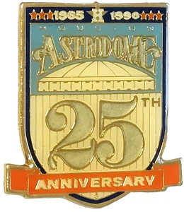 MLB Astrodome (Home of Houston Astros) 25th Anniversary 1965-1990  Lapel Pin - Picture 1 of 3