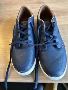 Lacoste Navy Blue Size 10 Mens Trainer Shoe