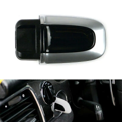 Silver ABS One Button Start Passive Enter Car Key Cover Case for Macan - Image 1 of 4
