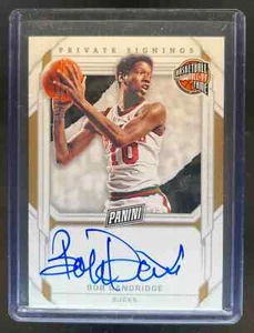 Panini Salón de la Fama Fichajes Privados 2020-21 Bob Dandridge Auto #02/25 Bucks - Imagen 1 de 2