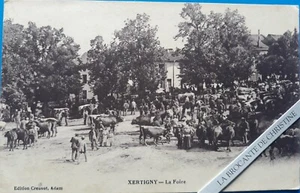 CPA De XERTIGNY La Foire   Ecrite de 1911 Vosges 88  N°717/68 - Foto 1 di 2