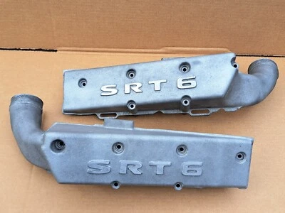 05-06 CHRYSLER CROSSFIRE SRT6 LH & RH SUPERCHARGER INTAKE MANIFOLD PLENUM SET Foto 1 de 4