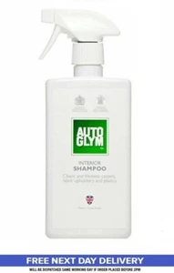 AUTOGLYM INTERIOR SHAMPOO 500ML FABRIC SEATS & UPHOLSTERY - Picture 1 of 6