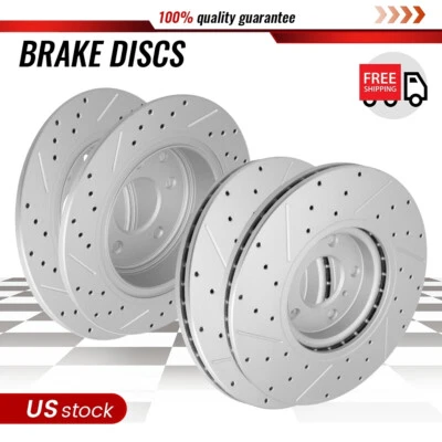 Juego de 4 rotores de freno delanteros y traseros para Nissan Máxima 2006 Altima 2005-2008 3,5 L Foto 1 de 4