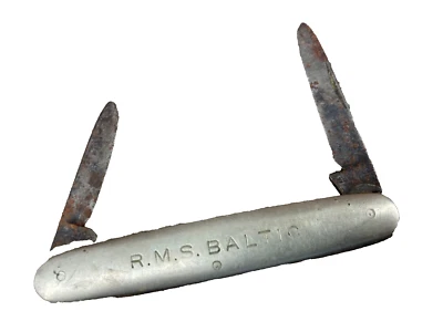 R.M.S. DE COLECCIÓN NAVAJA DE BOLSILLO BÁLTICA SHEFFIELD MAKE ENGLAND 2 HOJAS Foto 1 de 3