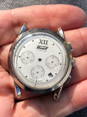 Tissot Automatic Chronograph Debois Depraz Movement ETA 2892-A2 Not Workig - Immagine 1 di 4