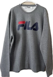 FILA Logo Men’s SWEATER Men’s XL - NWT Classic Crew Long Sleeve - Picture 1 of 8